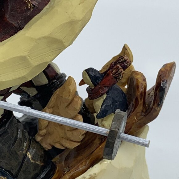 Carvers Choice Figurine In The Nick of Time Santa Skiing Boyds Collection Ltd Ed - Picture 6 of 16